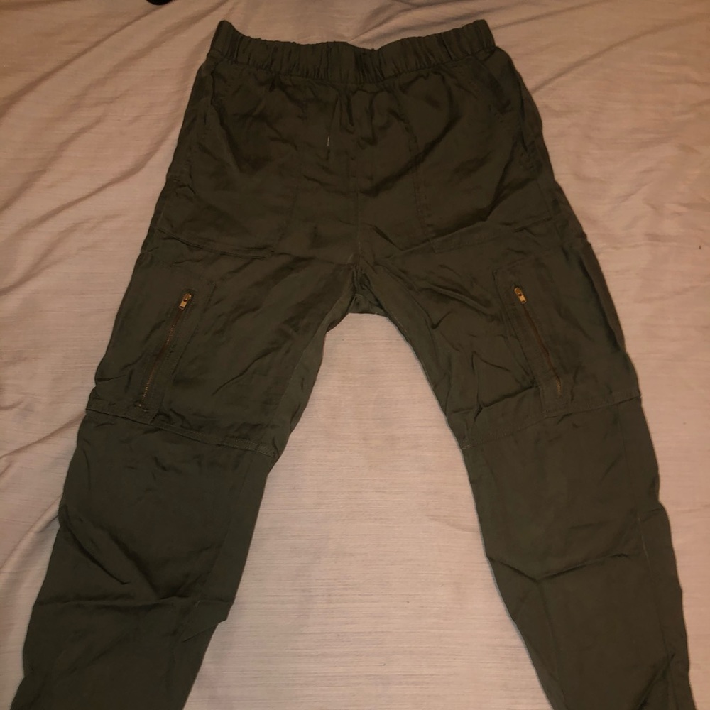khaki green pants